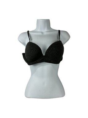 Nautica Intimates Black Padded Underwire Bra 36B Adjustable Straps Hook Closure